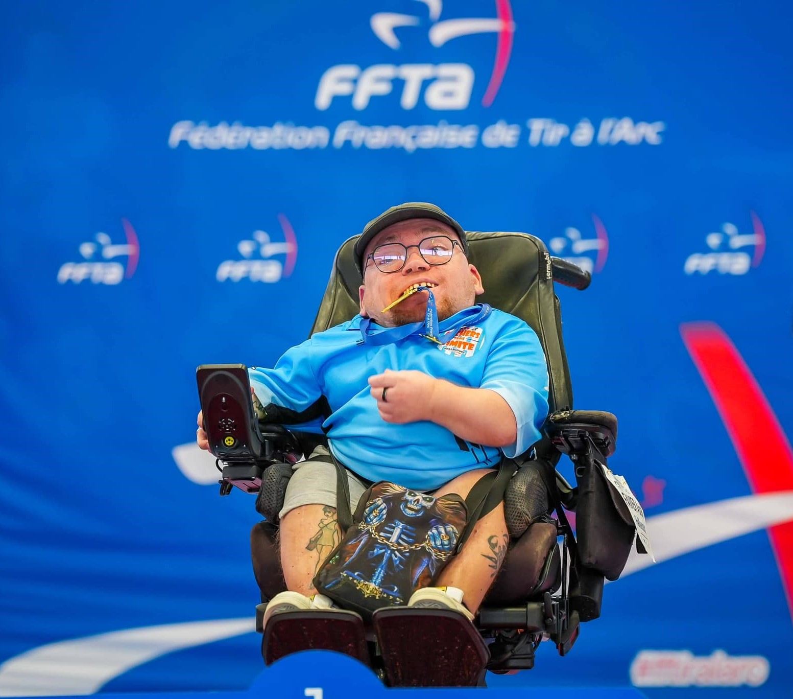 Axel Favier, archer para catégorie S1XCL,
                Championnat de France FFTA Salle 2025
